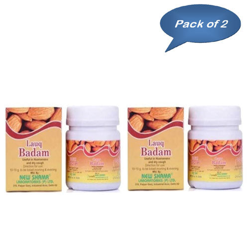 New Shama Lauq Badam 125 Gm(Pack Of 2)