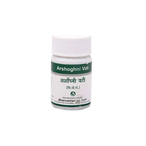 Dhanvantari Guj. Herb Arshoghni Vati 60 Tablets