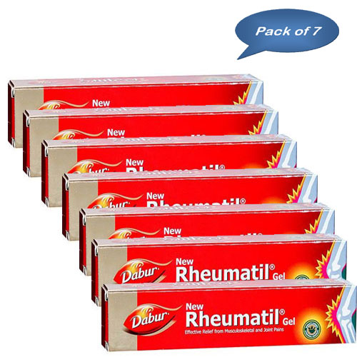 Dabur Rheumatil Gel 30 Gm (Pack Of 7)