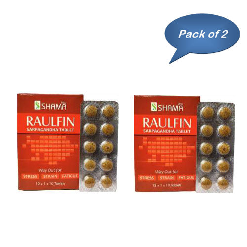 New Shama Raulfin 10 Tablets(Pack Of 2)