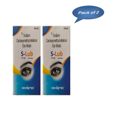 Technopharm Pvt Ltd S-Lub Eye Drops 10 Ml (Pack Of 2)