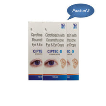 Load image into Gallery viewer, Technopharm Pvt Ltd Ciptec-D Eye/Ear Drops 10 Ml (Pack Of 3)
