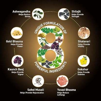 Zandu Vigorex Shilajit Gold 10 Capsules