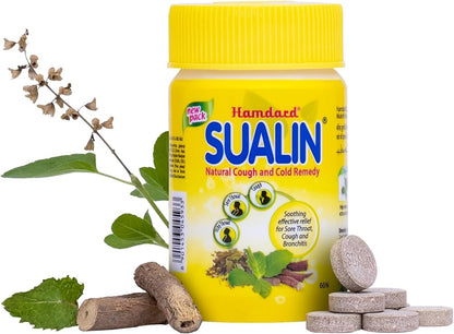 Hamdard Sualin Cough 60 Tablets ( Pack Of 5)