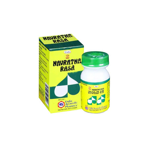 Unjha Ayurvedic Pharmacy Navratna Rasa 15 Tablets