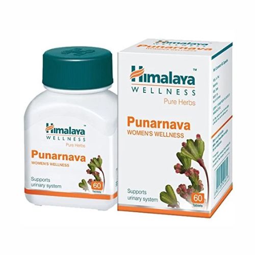 Himalaya Punarnava 60 Tablets – Ayurvedic Support for Kidney Health, Water Retention & Urinary Wellness