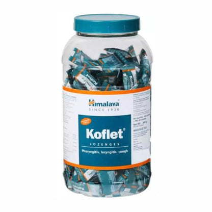 Himalaya Koflet Lozenges Jar 200 Pcs | Herbal Cough & Throat Relief