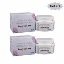 Canixa Logifeel-IMF Cream 50g | Glycolic Acid 6% + Urea 20% + Lactic Acid 5% | Pack of 2 | Moisturiser for Dry, Rough & Acne-Prone Skin