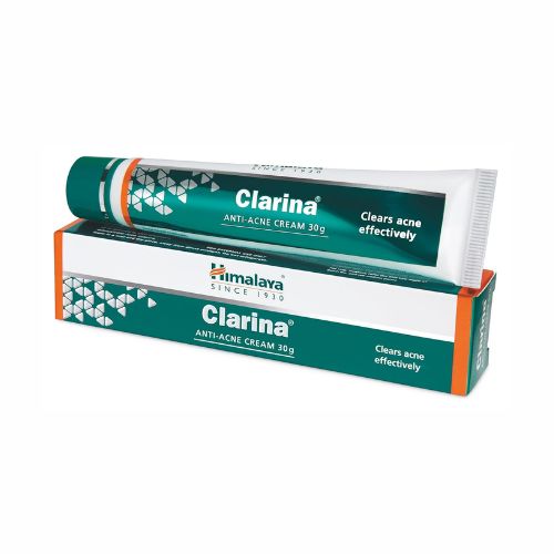 Himalaya Clarina Anti-Acne Cream 30g – Ayurvedic Solution for Acne, Pimples & Clear Skin