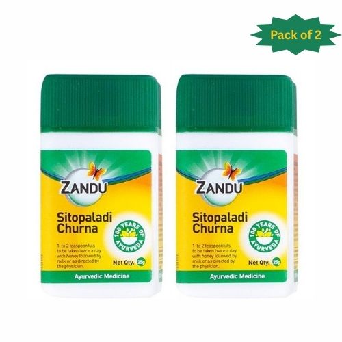 Zandu Sitopaladi Churna 60 Gm(Pack of 2)