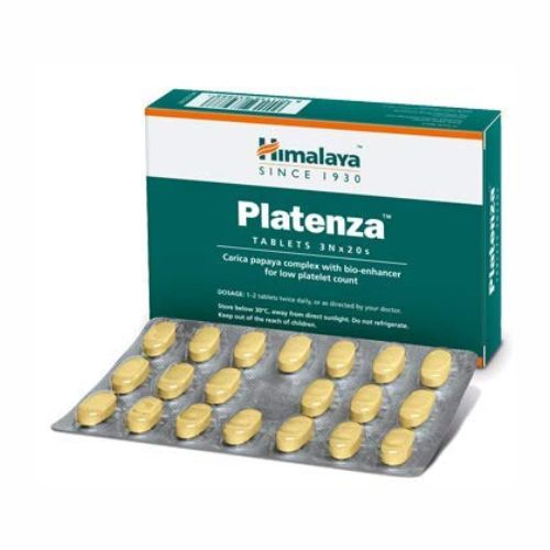 Himalaya Platenza 20 Tablets – Ayurvedic Support for Platelet Count, Dengue Recovery & Immune Boost