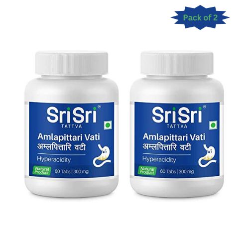 Sri Sri Tattva Amlapittari Vati 60 Tablets (Pack of 2)