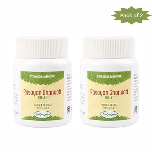 Nagarjun (Gujarat) Rasayan Ghanvati 60 Tablets(Pack of 2)