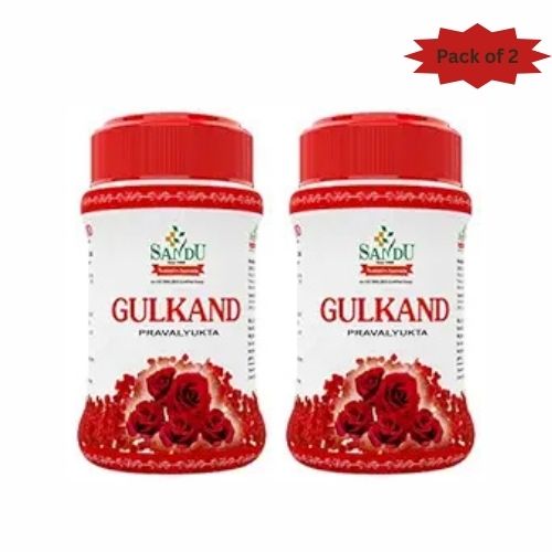 Sandu Pharmaceuticals Gulkand Pravalyukta 200 Gm(Pack of 2)