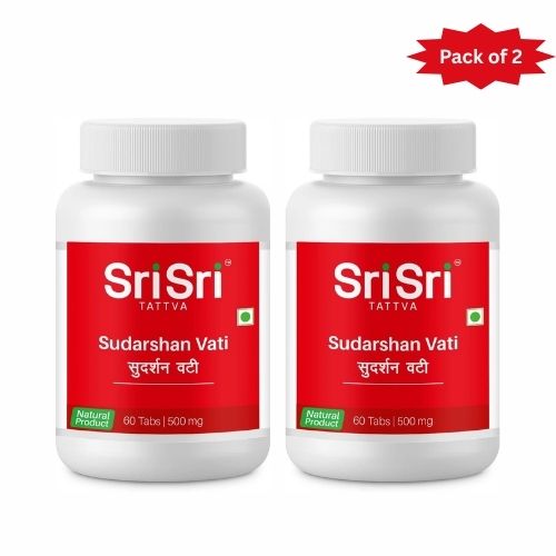 Sri Sri Tattva Sudarshan Vati 60 Tablets(Pack of 2)