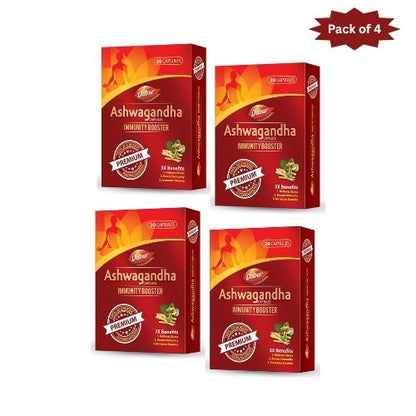 Dabur Ashwagandha 20 Capsules(Pack of 4)