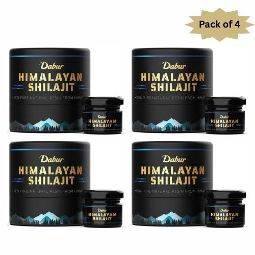 Dabur Himalayan Shilajit 15 Gm(Pack of 4)