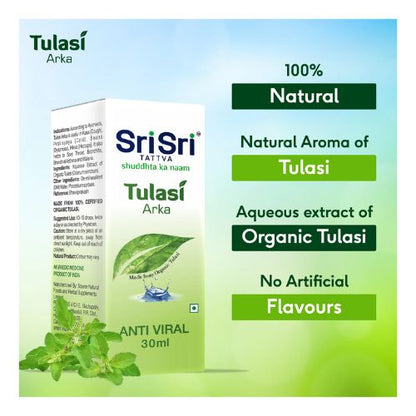 Sri Sri Tattva Tulasi Arka 30 Ml (Pack of 4)