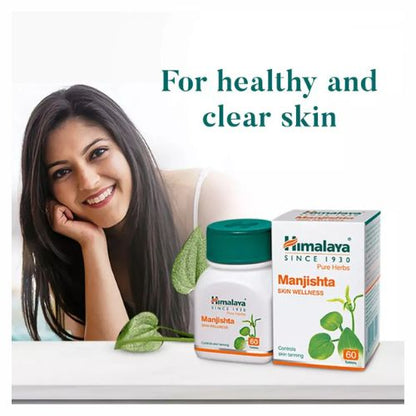Himalaya Manjishtha 60 Tablets – Ayurvedic Blood Purifier for Clear & Healthy Skin