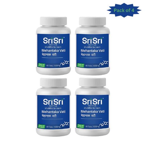 Sri Sri Tattva Mehantaka Vati 60 Tablets (Pack of 4)