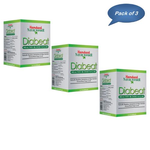 Hamdard Diabeat 60 Capsules (Pack Of 3)