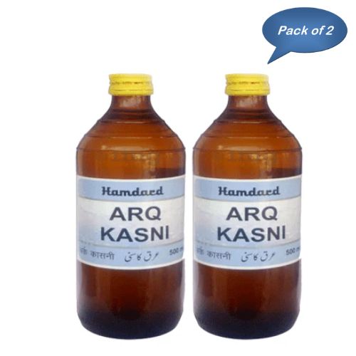 Hamdard Arq Kasni 500 Ml (Pack Of 2)