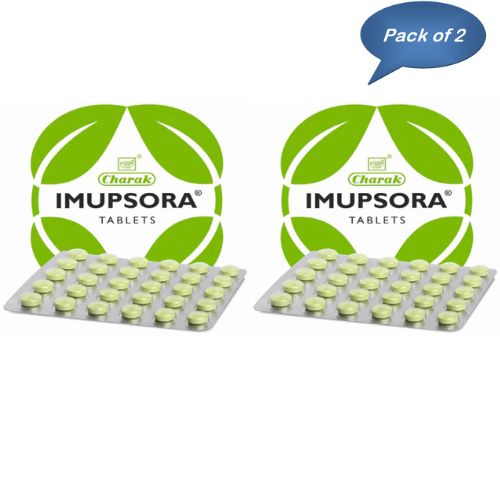 Charak Pharma Imupsora 30 Tablets (Pack Of 2)