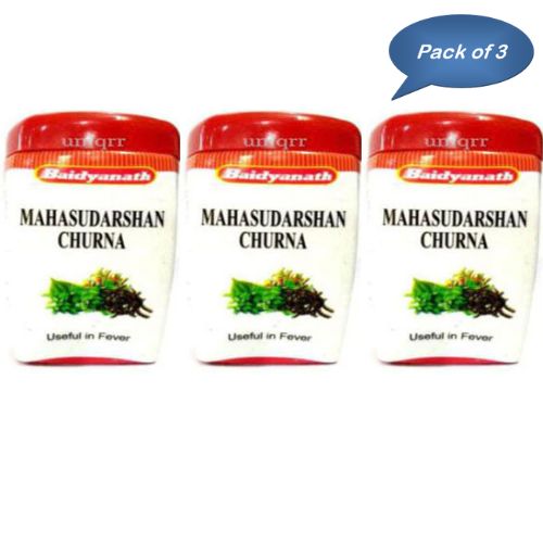 Baidyanath (Jhansi) Mahasudarshan Churan 25 Gm (Pack Of 3)