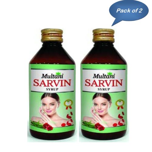 Multani Sarvin Syrup 200 Ml (Pack Of 2)