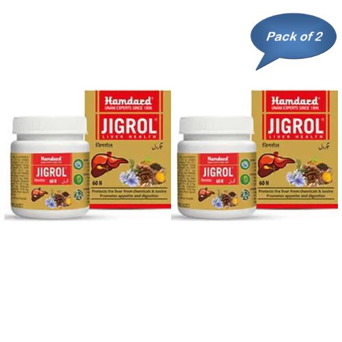 Hamdard Jigrol 60 Tablets (Pack Of 2)