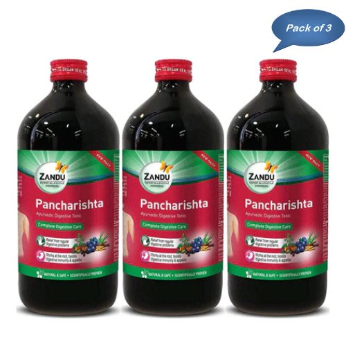 Zandu Pancharishta Digestive Tonic 650 Ml (Pack Of 3)