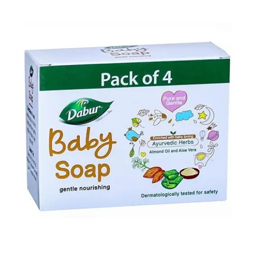 Dabur Baby Soap 75 Gm (Pack Of 4)