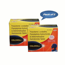 Opi Group Coldroll 10 Tablets - Pack of 2 | Ayurvedic Cold, Flu, Fever Relief & Immunity Tablets