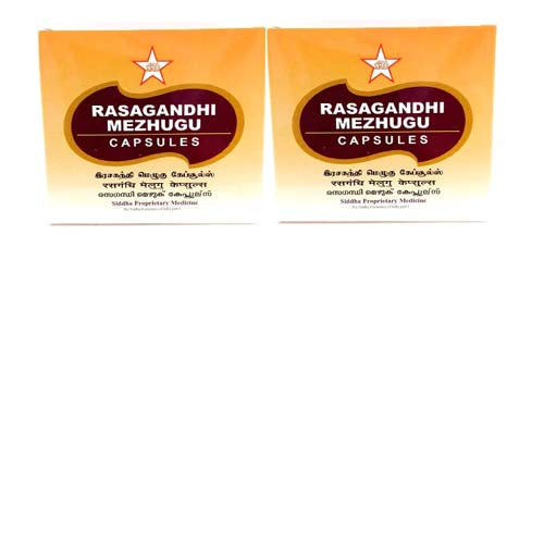 Skm Siddha Rasagandhi Mezhugu 100 Capsules (Pack Of 2)