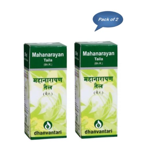 Dhanvantari Guj. Herb Mahanarayan Taila 50 Ml (Pack of 2)