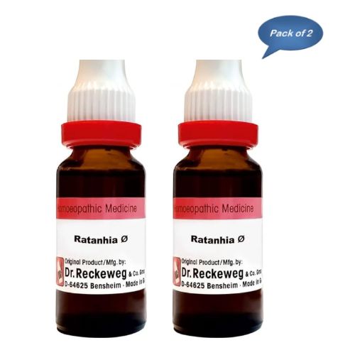 Dr. Reckeweg & Co. Ratanhia Q 20 Ml (Pack of 2)