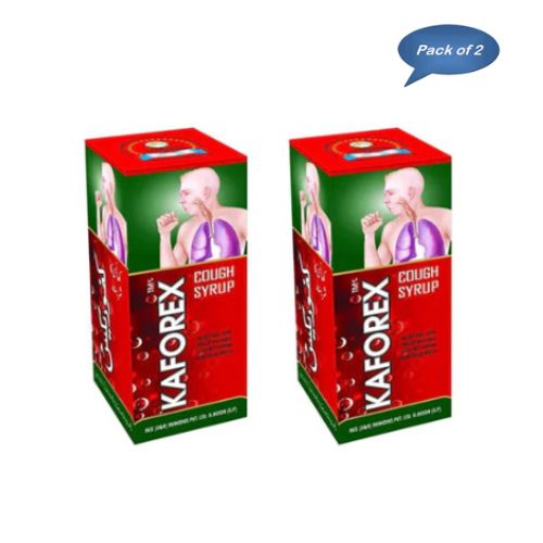 Rex Remedies Kaforex Cough Syrup 200 Ml (Pack of 2)