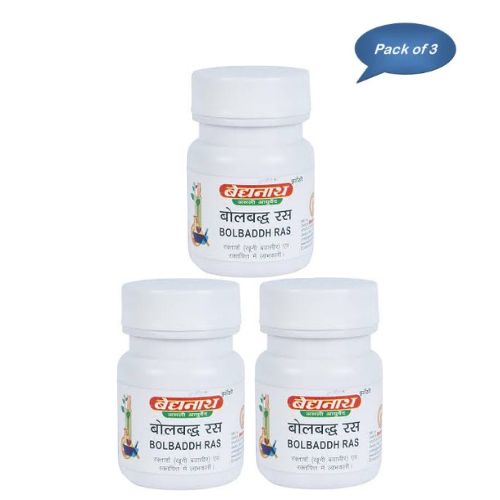 Baidyanath (Jhansi) Bolbaddh Ras 40 Tablets (Pack of 3)