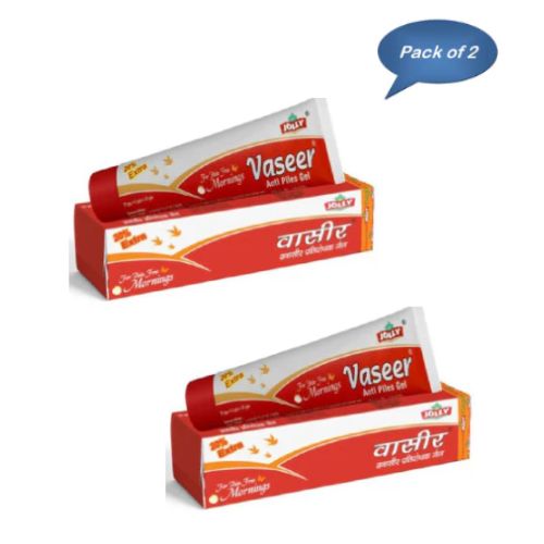 Jolly Pharma Vaseer Anti Piles Gel 30 Gm (Pack of 2)