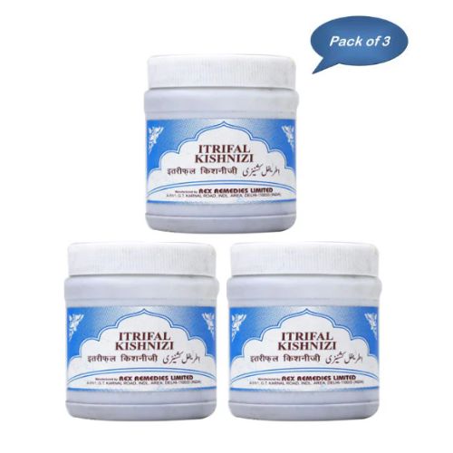 Rex Remedies Itrifal Kishnizi 125 Gm (Pack of 3)