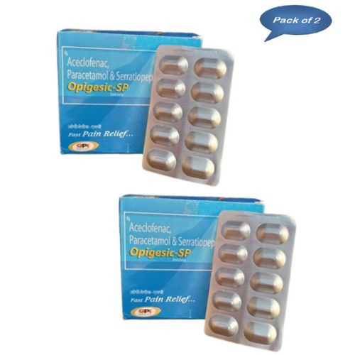 Opi Group Opigesic-Sp 10 Tablets (Pack of 2)