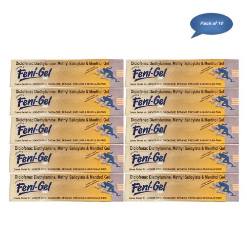 Technopharm Pvt Ltd Feni-Gel 5 Gm (Pack Of 10)