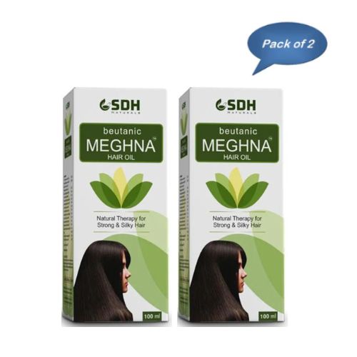 Shree Dhanwantri Herbals Meghna Hair Oil 100 Ml (Pack of 2)