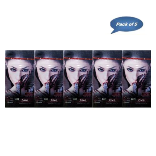 Koye Pharma Dotted Condom (Chocolate) 3 Pcs (Pack of 5)