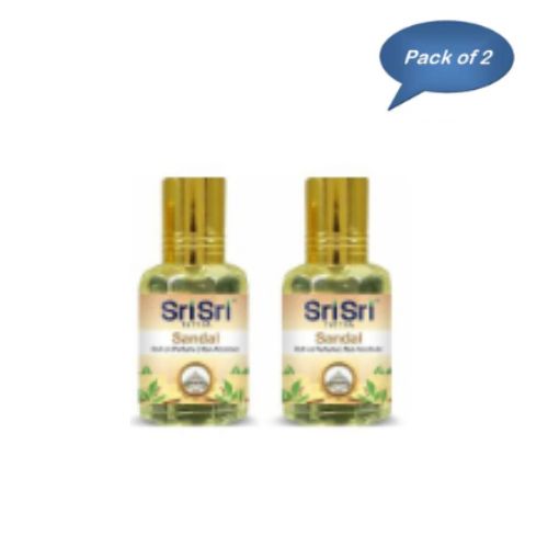 Sri Sri Tattva Sandal Roll On Perfume 10 Ml (Pack of 2)