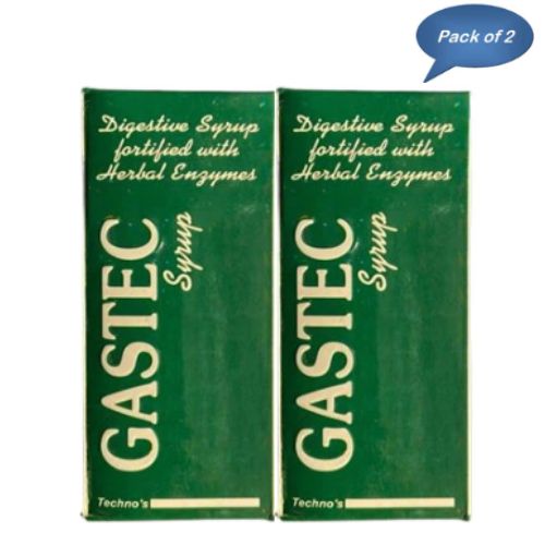 Technopharm Pvt Ltd Gastec Syrup 200 Ml (Pack of 2)
