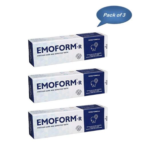 J L Morison Emoform-R Toothpaste 50 Gm (Pack Of 3)