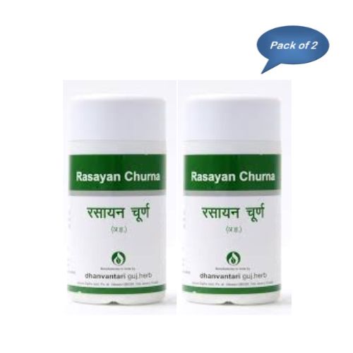 Dhanvantari Guj. Herb Rasayan Churna 80 Gm (Pack of 2)