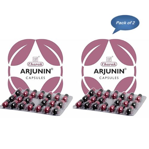 Charak Pharma Arjunin 20 Capsules (Pack of 2)