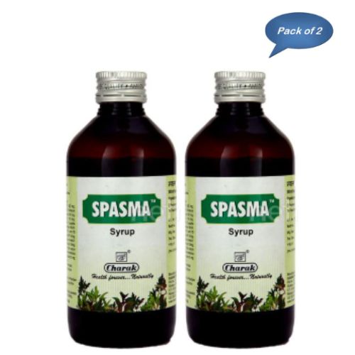 Charak Pharma Spasma Syrup 200 Ml (Pack of 2)